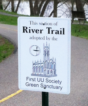 River Trail sign